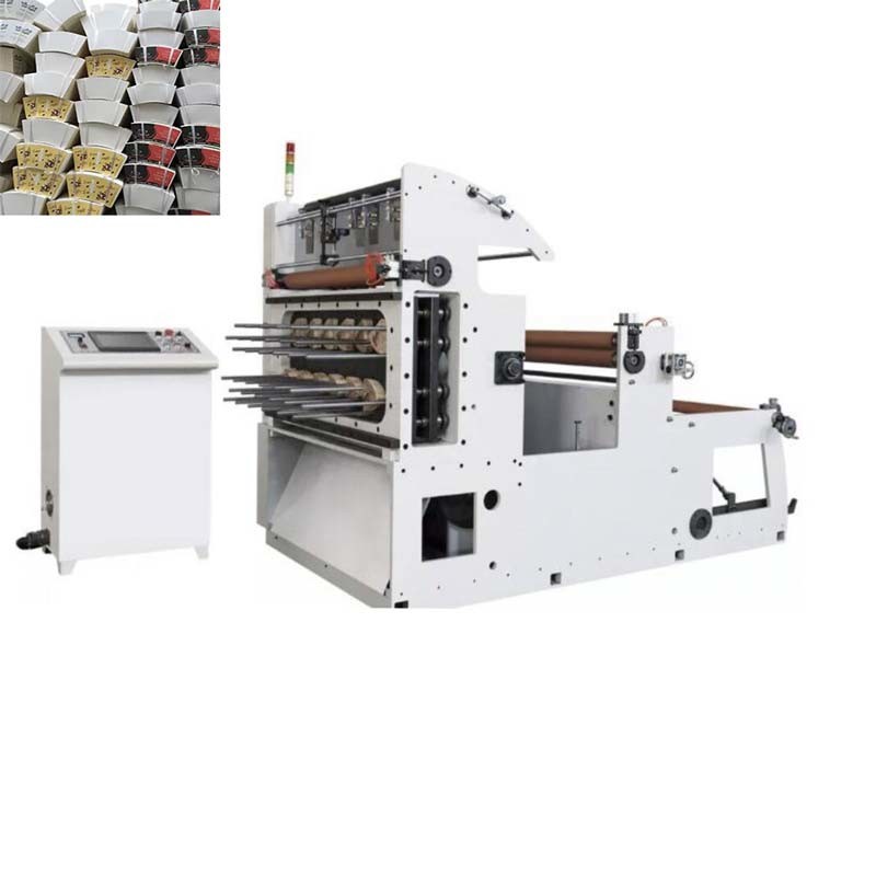 OEM 10kw Paper Cup Printing And Punching Machine 3000x1400x2000mm