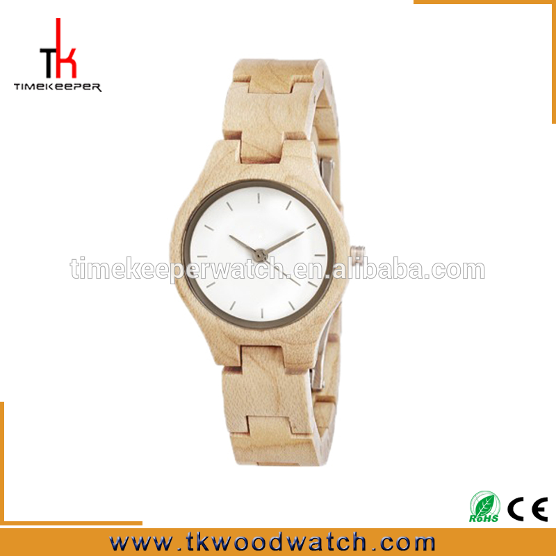 China factory Best price wood watch Quartz wooden womens watches