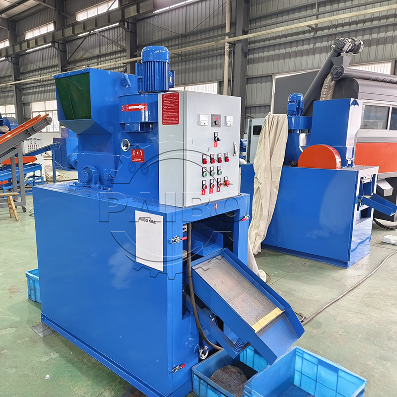 Copper Wire Recycling Equipment for 400-500kg/h Three Phase Voltage Waste Wire Shredder
