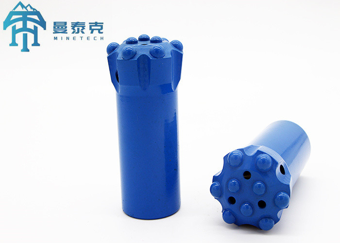Long Skirt Quarrying Rock Tools Drill Mining Tapered Button Bit 34mm