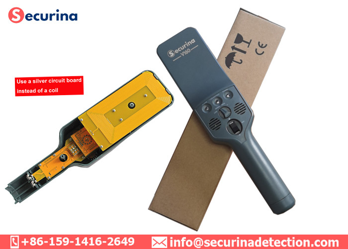 ABS Hand Held Security Detector Ultra High Sensitivity Non Slip Handle
