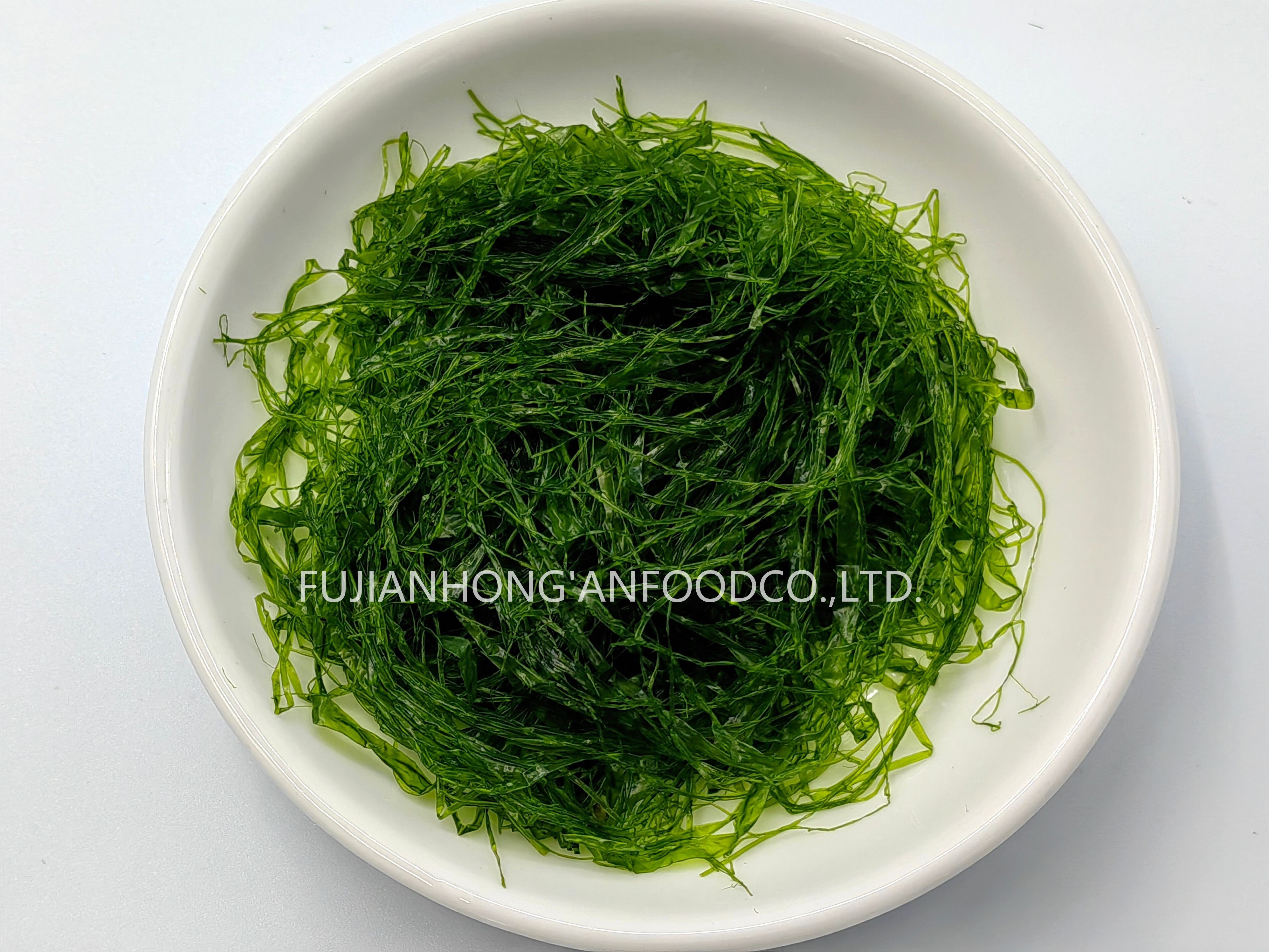 Antioxidant-Rich 220g Olive Green Prolifera Powder Mixed With Salad