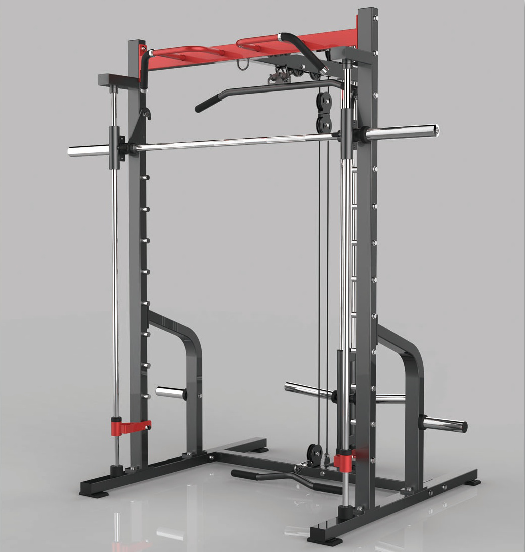 Workout Equipment Rowing Shoulder Back Exercise Lat Pulldown Weightlifting Power Rack Gym