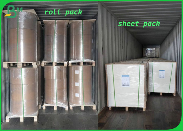 White Mirror Coated 1 Side 80gsm 90gsm Chrome Coated Paper To Juice bottles Label 