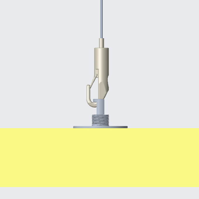 Suspension With Connect Adjust Bracket Adjustable Hook Gripper Wire Hanger 0