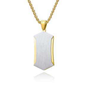 Buy cheap Stainless Steel Cross Pendant Necklace Christian Jewelry Satin Square Religious Cross Engraved Necklace For Men product