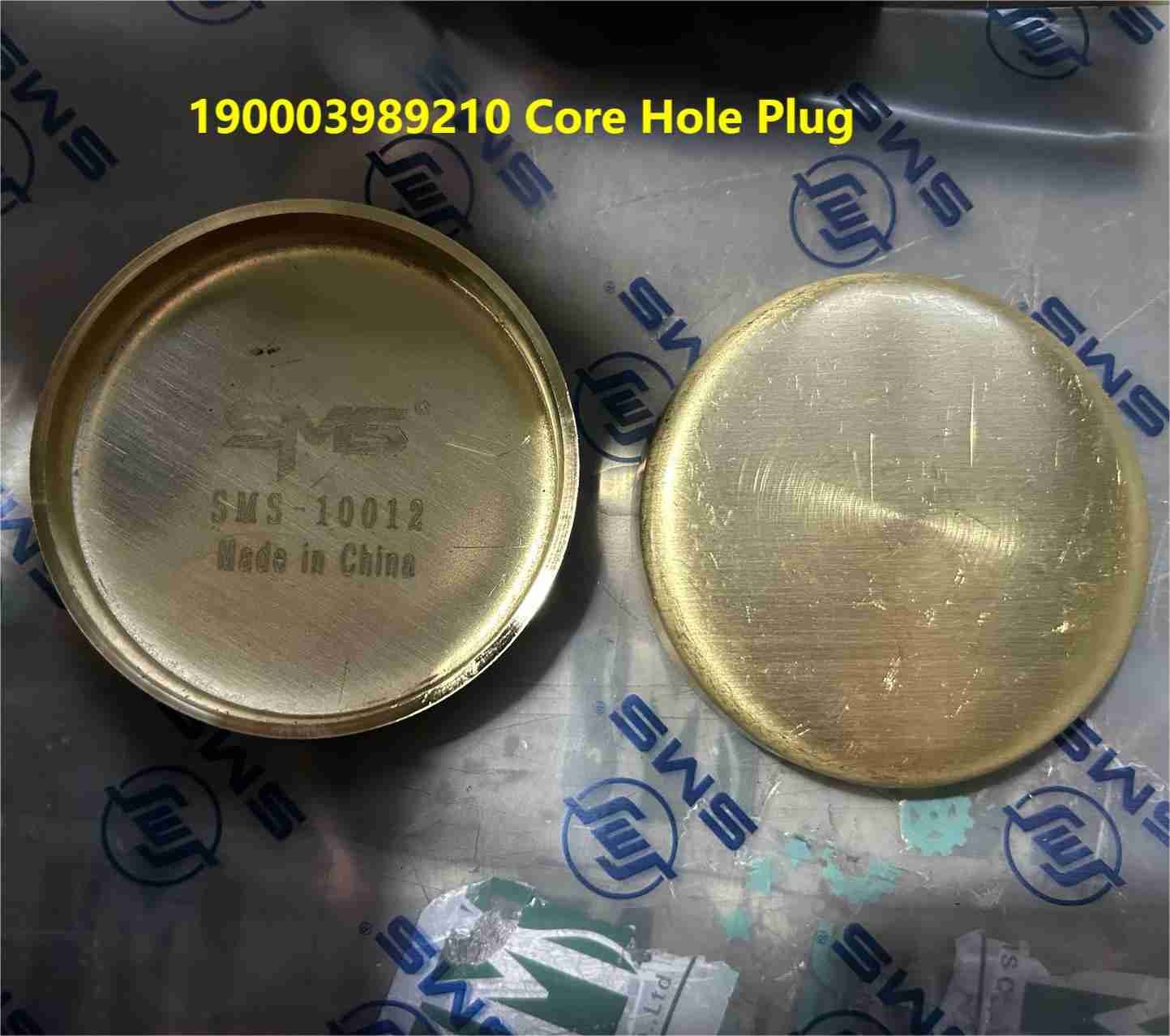 190003989210 Core Hole Plug HOWO Truck Parts Bowl Plug