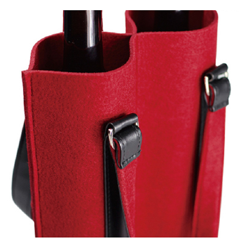 2 Pack Felt 170*360mm Wine Bottle Cooler Sleeve