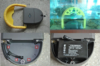 Good Sealed Electric Remote Control Parking Lock , Car Clamp Space Barrier