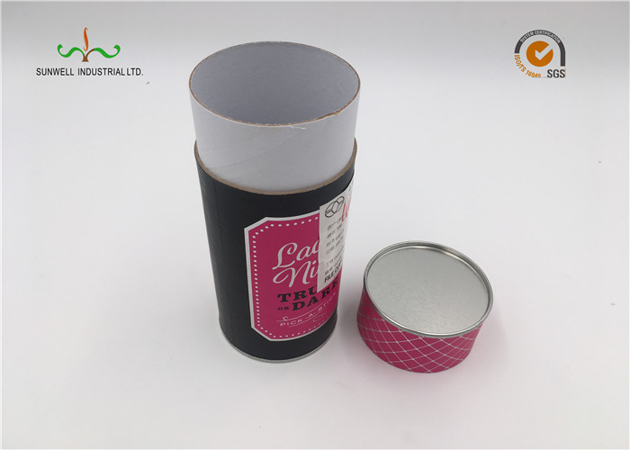 Gift Packaging Cardboard Cylinder Tubes Custom Design Paper Round Box