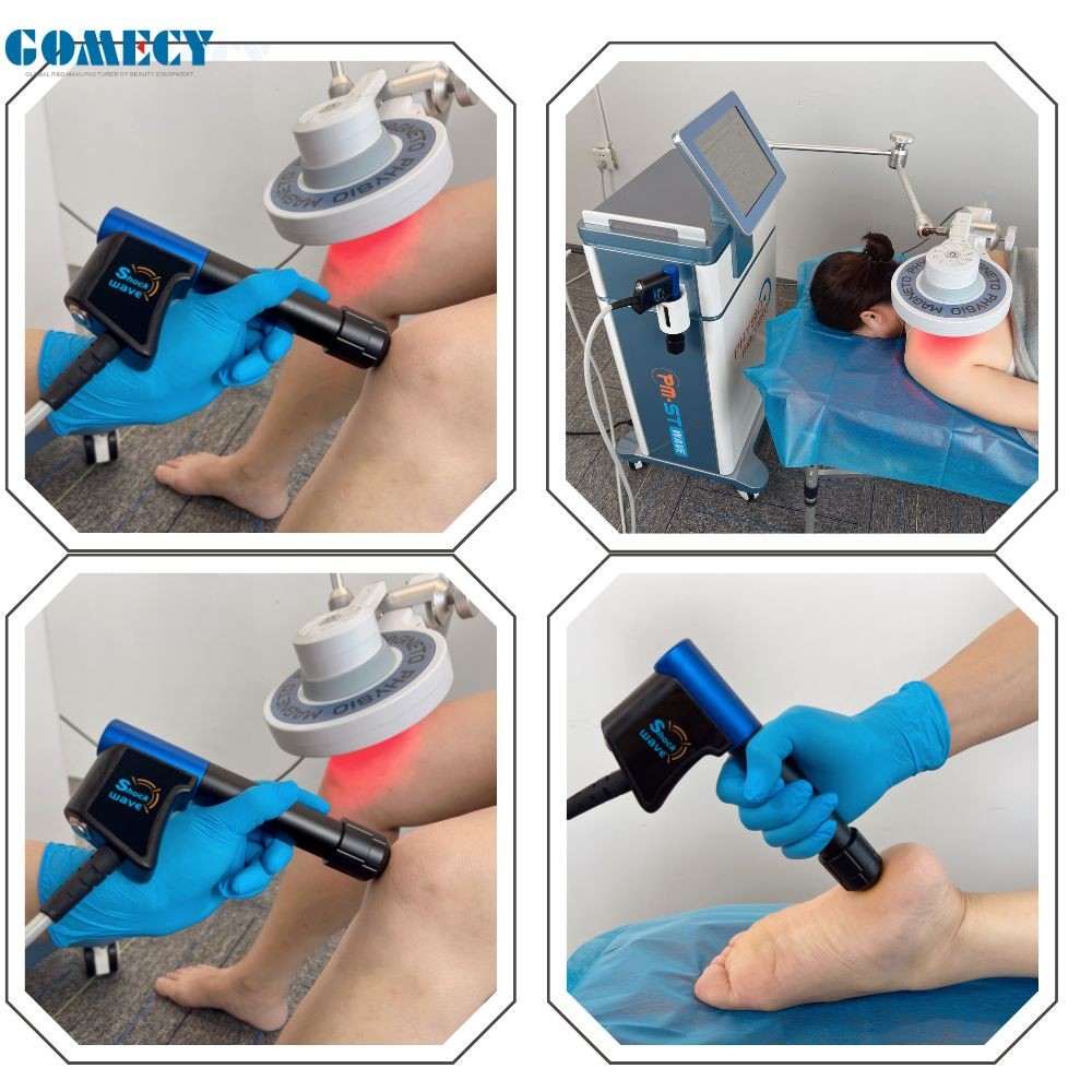 3 In 1 Physical Therapy Machine For ED Magnetic Therapy Machine+Infrared +Shockwave Therapy Machine