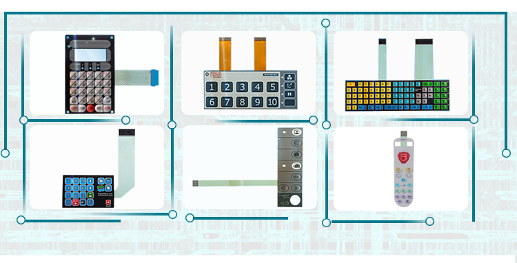 OEM FPC Membrane Switch Water Resistance Computer Keyboard Membrane Switch