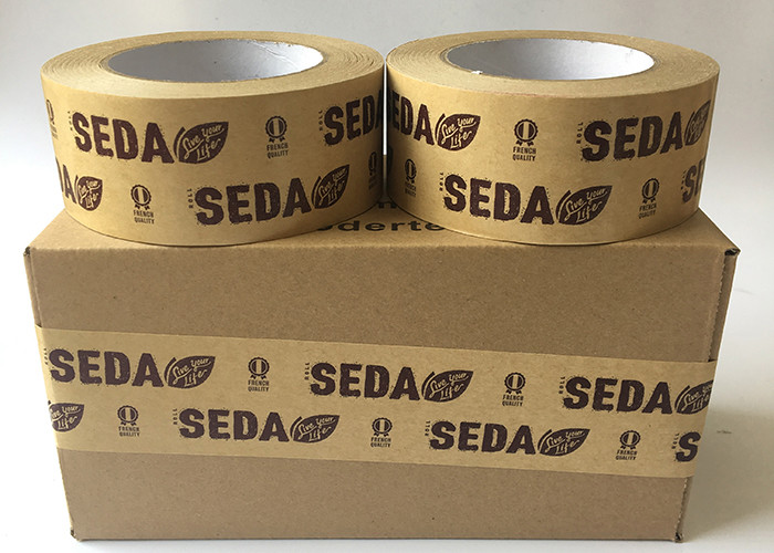 Customized Printed Brown Color 150 Mic Kraft Paper Tape
