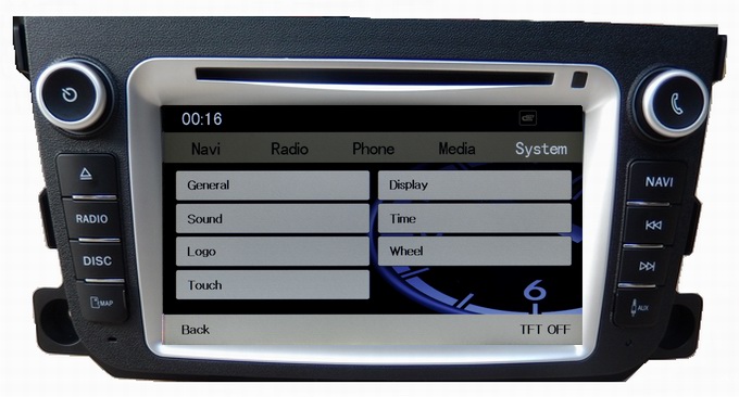 Ouchuangbo Auto DVD System for Mercedes Benz Smart Fortwo 2010-2013 GPS Nav Multimedia Stereo USB iPod TVOCB-1506