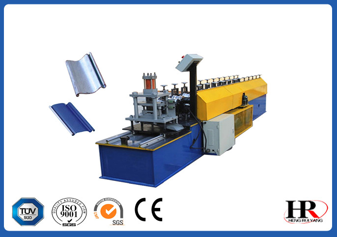 Manual Decoiler Cold Roll Forming Machine , 13 Stations Roller Shutter Door Machine