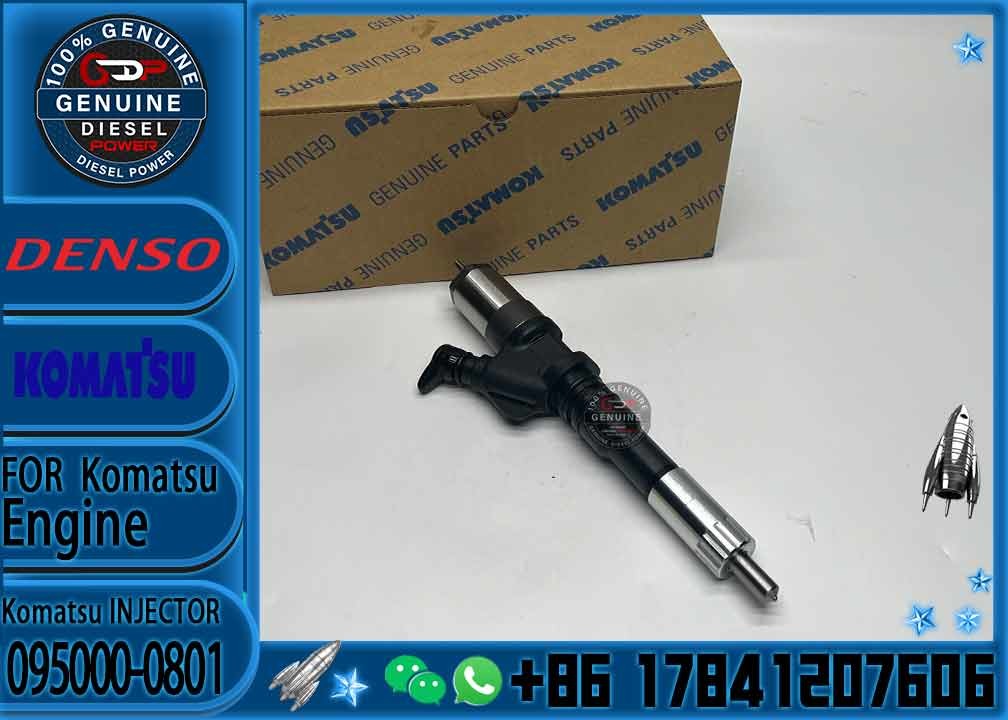 Diesel Fuel Engine Injection Injector Nozzle Common Rail Injector 095000-0800 095000-0801 6156-11-3100 For Komatsu Excav