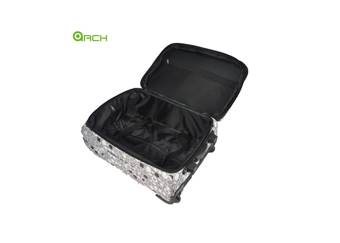 Two Pockets Internal Trolley Printing Ripstop Luggage