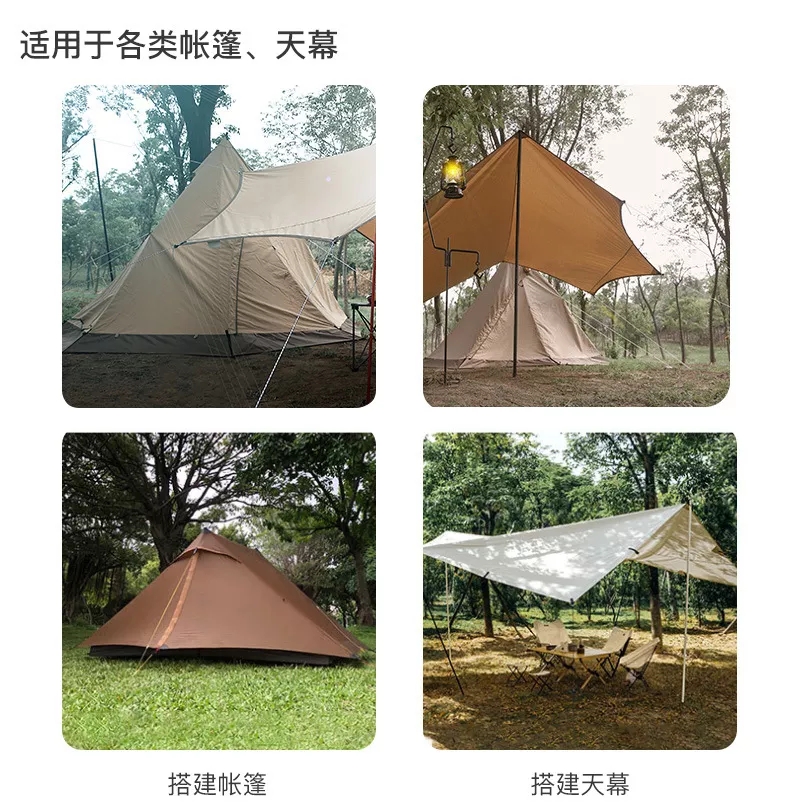 Outdoor Tent Pole Triangular Buckle Piece Pull Rope Fittings Heavy Industry Standard