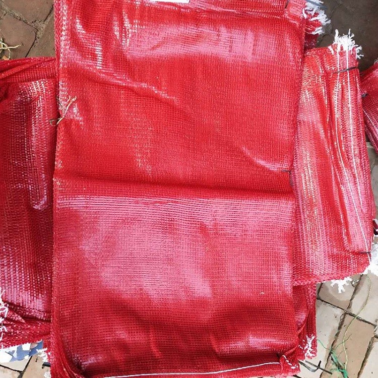 Anti UV Mesh Netting Bags For Vegetable Fruit Plastic PP Tubular Lemon Drawstring Sack