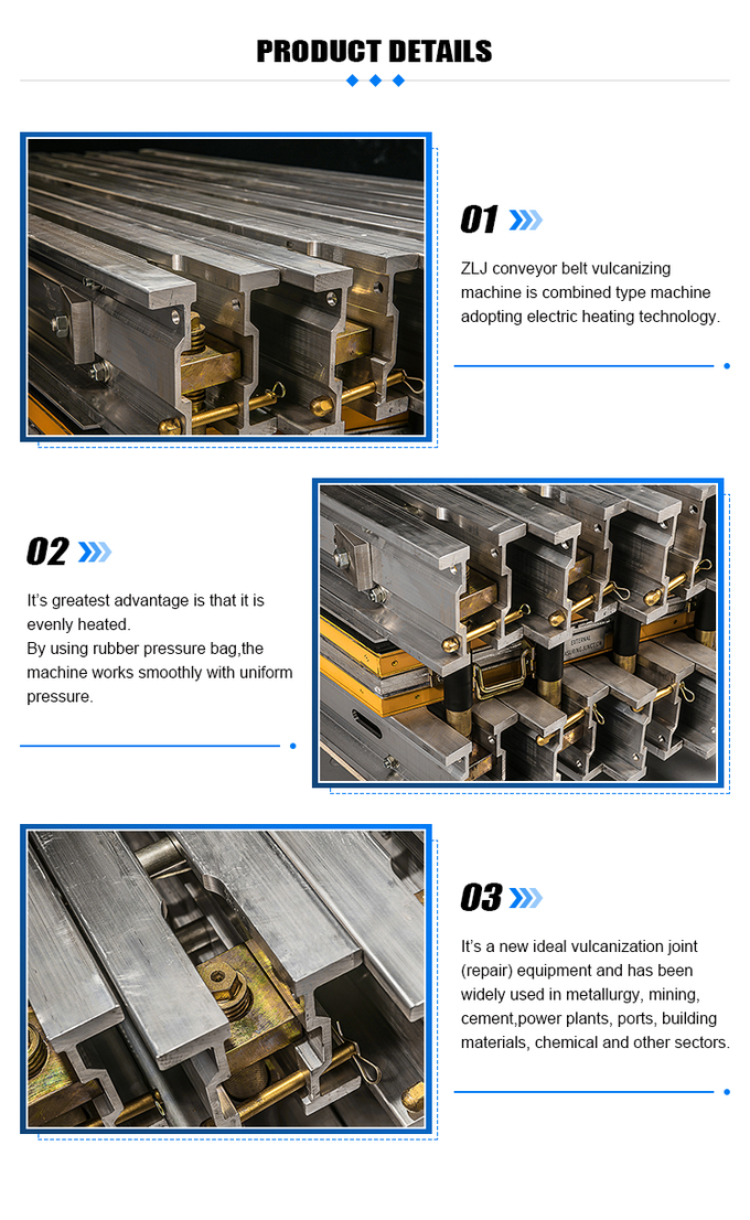 Lightweight Belt Servise Conveyor Belt Vulcanizing Machine with 1400mm Width 2
