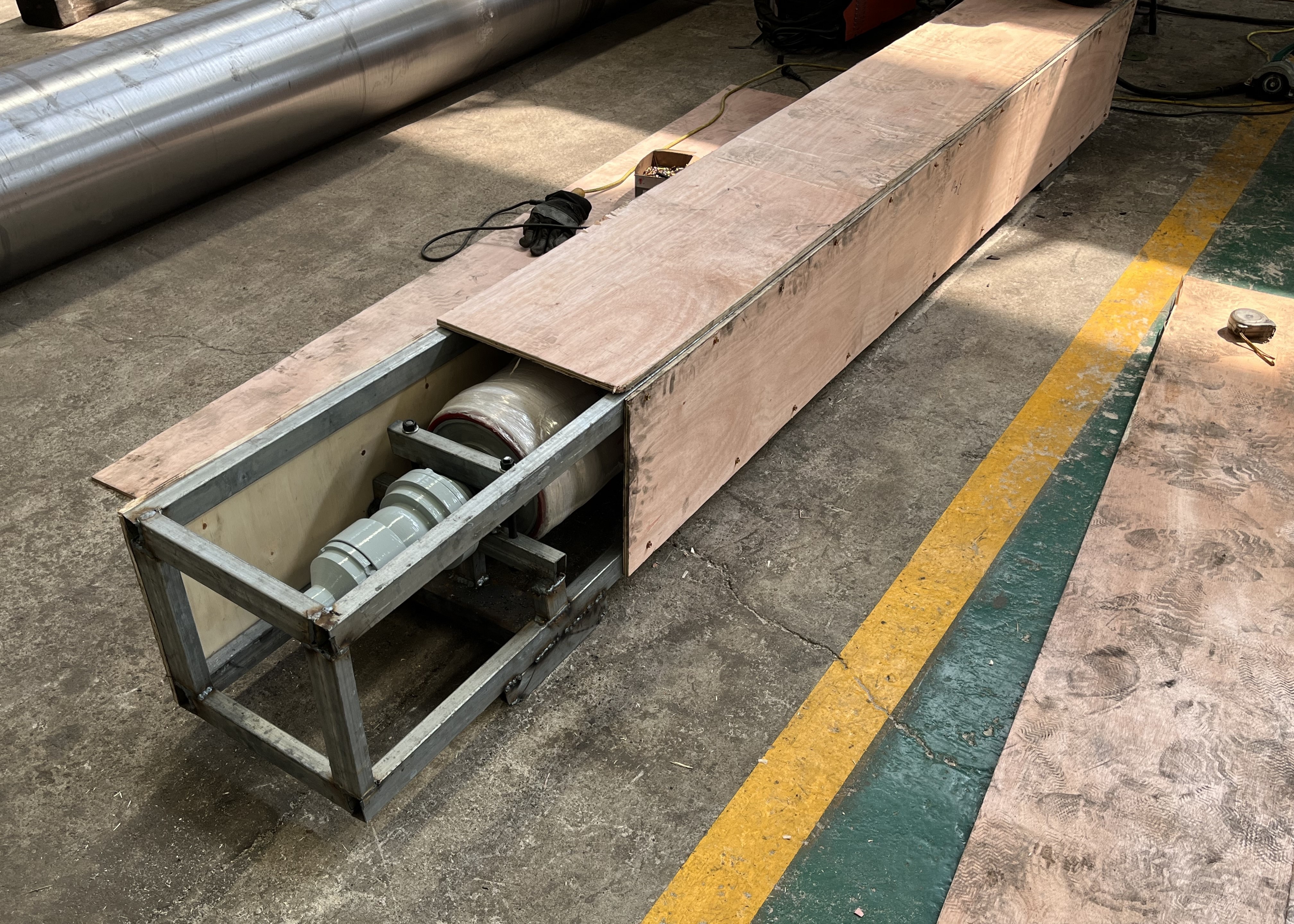 Paper Machine Seamless Steel Pipe Stretching Roller With PU Covered