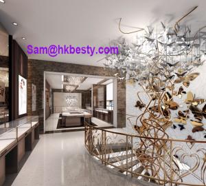 China jewelry mall kiosk design and manufacture of kiosk furnitures and lightings on sale