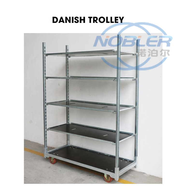 Hot Dip Galvanizing Dutch Flower Trolley Easy Assemble For Bud Room