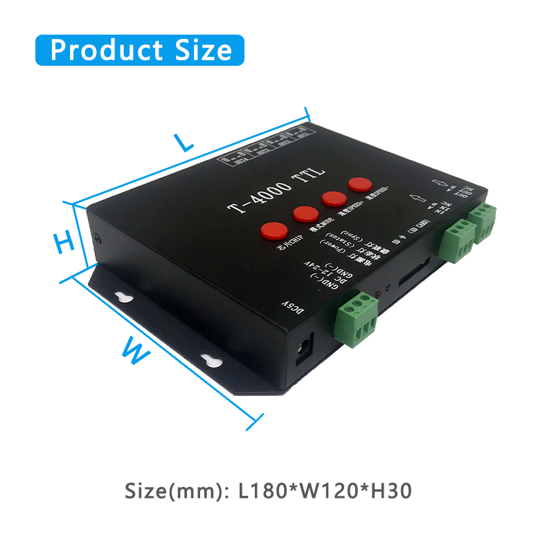 RGB Programmable LED Pixel Controller 4096 Pixels With Sd Card