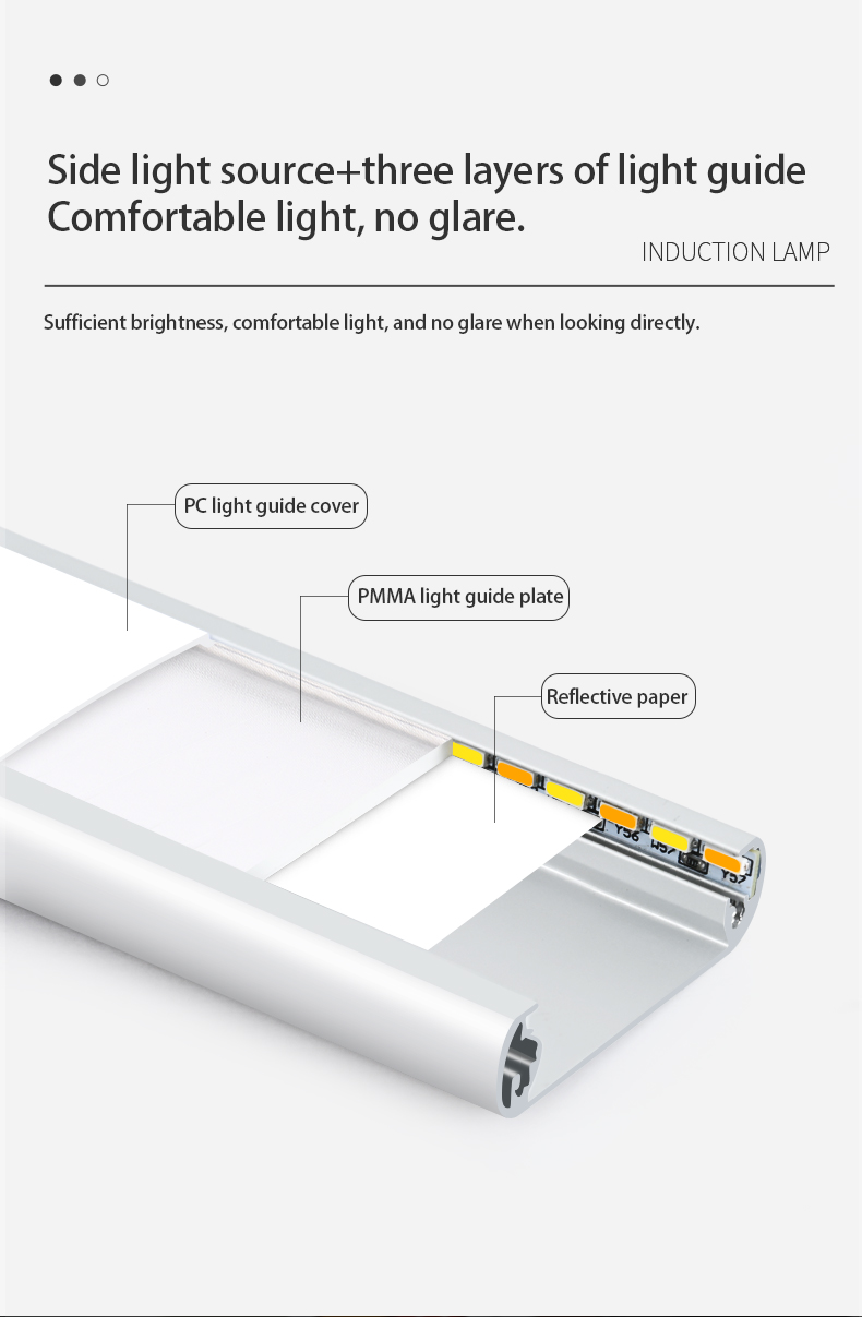 Adjustable Color Temperature LED Motion Sensor Light for Ultra-thin Kitchen Cabinet