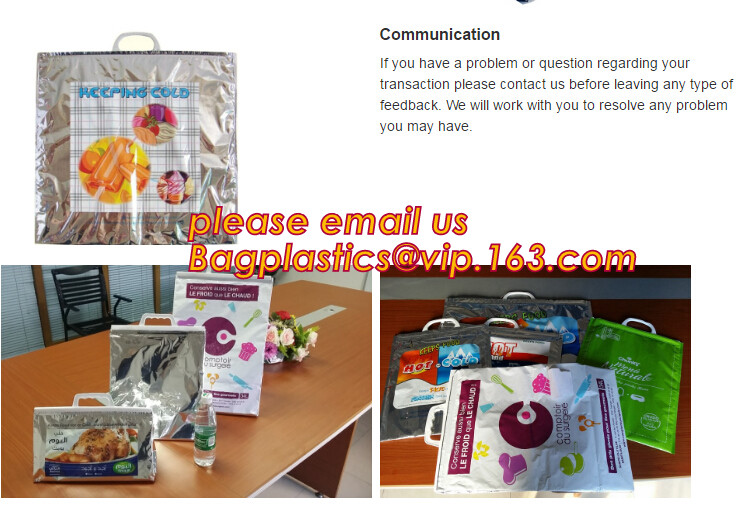 custom bulk waterproof large soft folding food delivery picnic lunch tote grocery cooler bag aluminum foil thermal bags