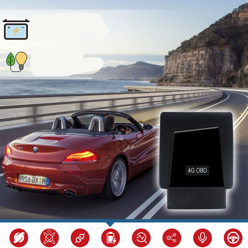 16pin Over Speed Alarm LBS Car Port Bus OBD GPS Tracker 36VDC