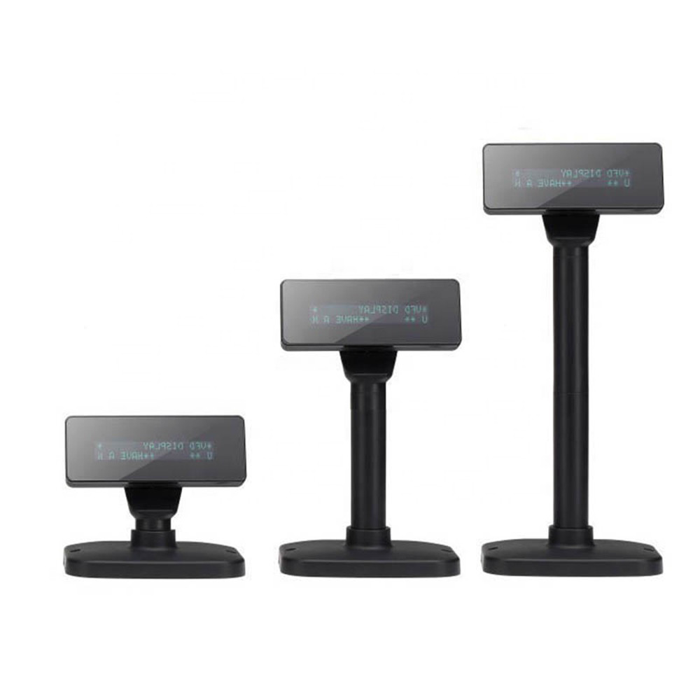 EMC LVD Full Flat Dot Matrix Usb Pole Display Two Lines Customer Facing Screen