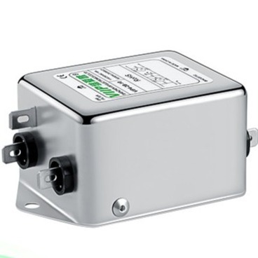 VIP4-1A-01 AC EMI Filter with Low Pass Transfer Function and 150K-30MHZ Frequency Range