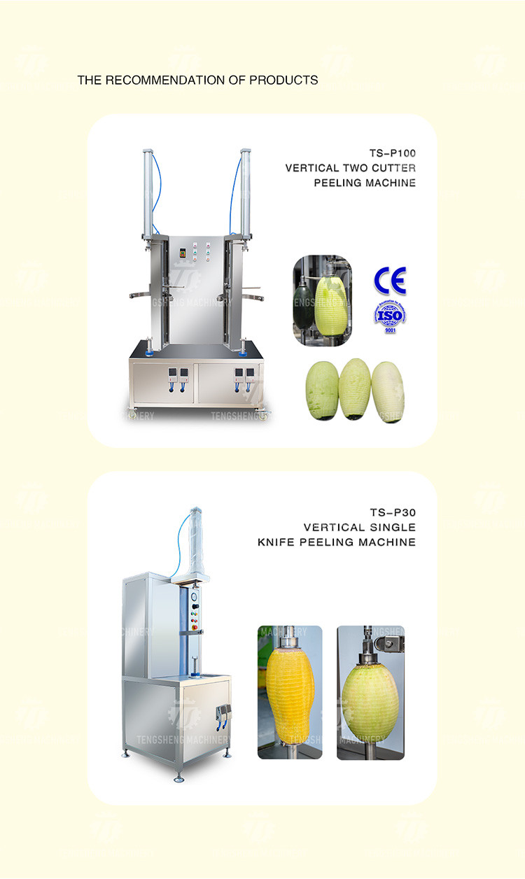95KG 1 Head Pumpkin Peeler Machine For Food Factory Dining Hall