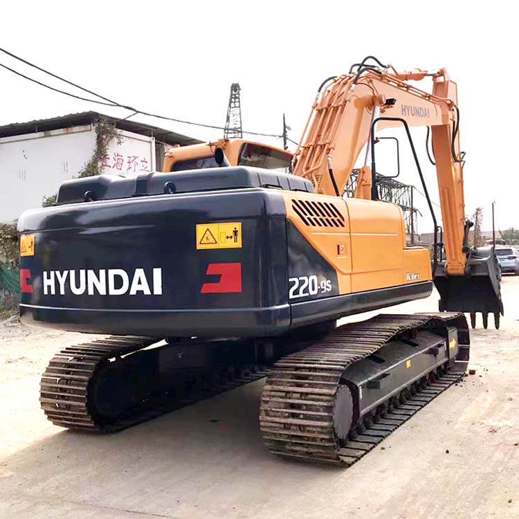 Used 2021 Hyundai 220 Crawler Excavator 22 Ton with Cummins Engine in Good Condition