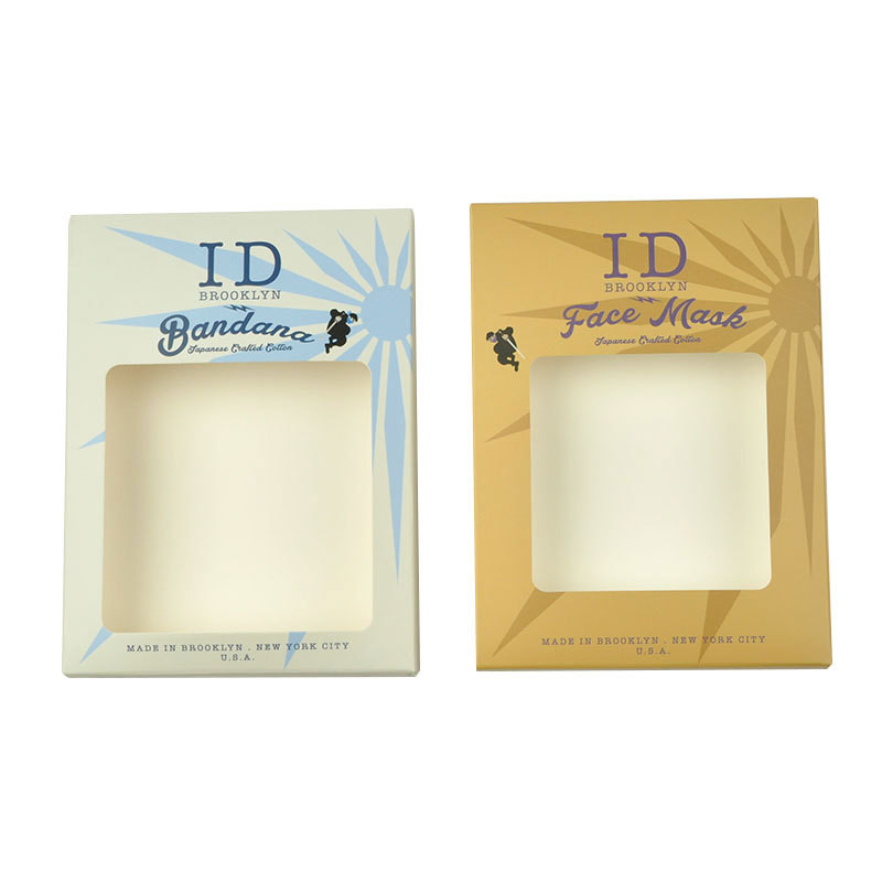 Factory Customization Facial Mask Grooming Supplies Box with Window Display