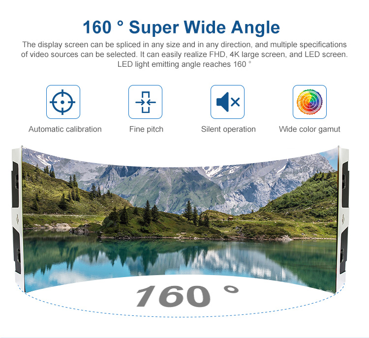 Wall Hanging TFT P2 Small Pitch LED Display Borderless 128*128