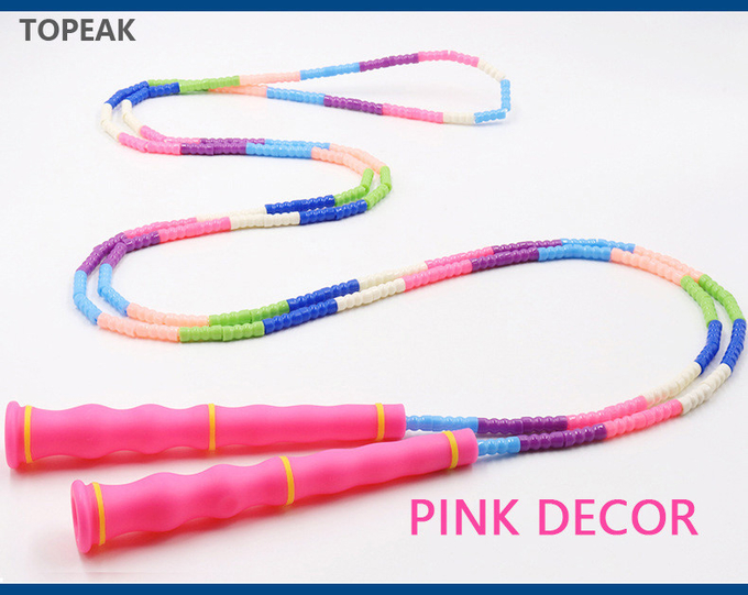 8 Foot Custom Jump Rope Beaded Adjustable Physical Education Gym Glass