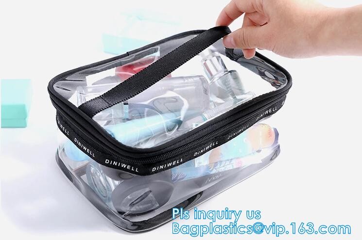 pvc easy take away travel use toothbrush bag, Drawstring Poly Travel Stationery Set Bedsheet Packing Pvc Bag, Cloth Pack