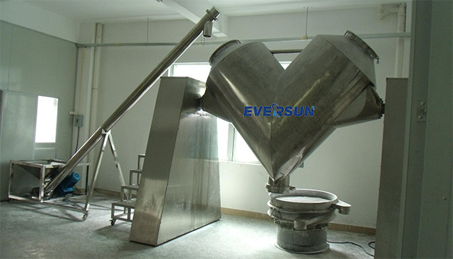 GMP Certified V Type Mixer 5-1200kg Maximum Loading Weight