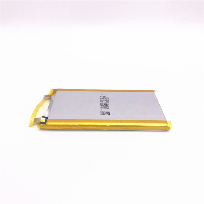 Flat 3000mah Lithium Polymer Battery Excellent Safety Light Weight