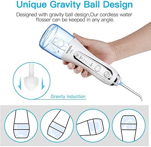 300ml IPX7 Oral Care Appliances Water Irrigation Dental Floss Power Irrigator Portable Water Flosser Teeth Cleaning Mini Travel