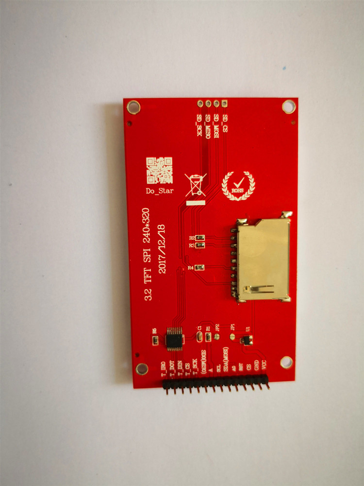 240 X 320 SPI LCD Display Module 3.2 Inch Tft Lcd With ILI9341 Driver IC And PCB Board