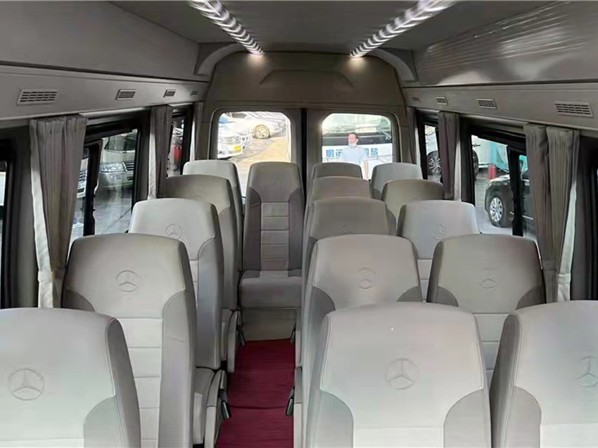 Manual Second Hand Mini Buses , Benz 17 seats Used Passenger Van