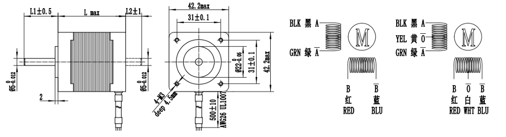 Cnc Milling Machine Stepper Motor With Brake Nema 17 24V