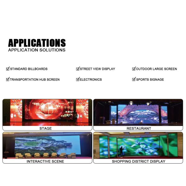 Stage Background LED Panel Outdoor Event Concert LED Screen