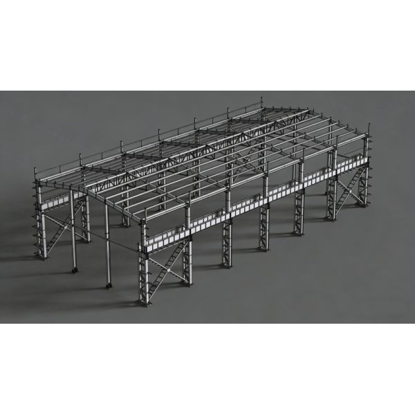 Prefab On Site Q460 Metal Steel Structure Workshop Office Buildings Heavy Duty