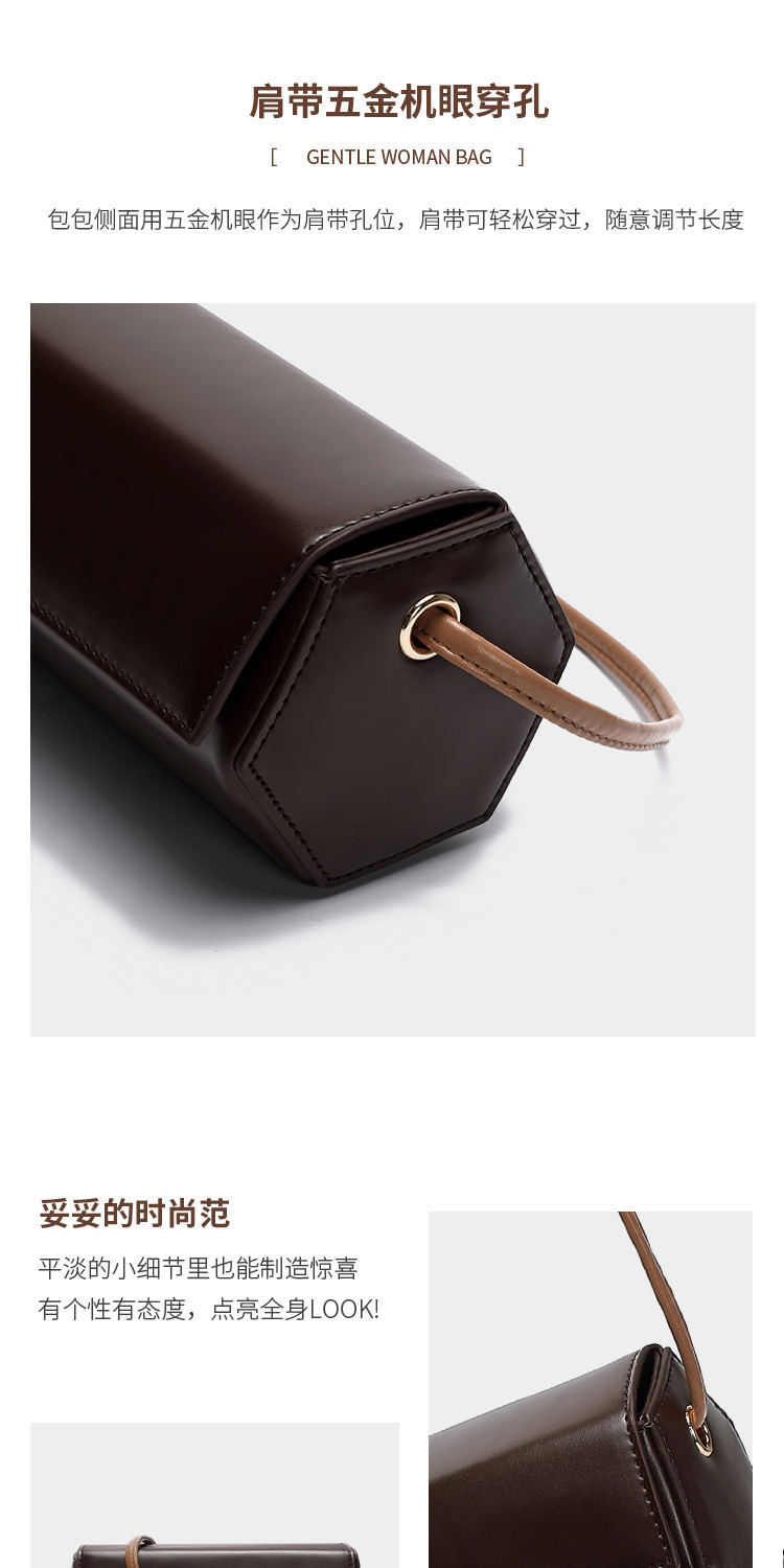 2024 NEW SIMPLE FASHION SMALL BAG NETWORK RED EVERYTHING SINGLE SHOULDER CROSSBODY FEMALE BAG FASHION NICHE CYLINDER BAG