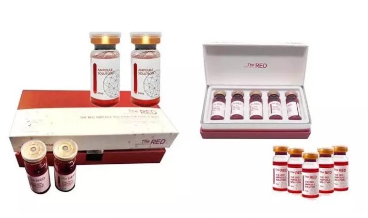 5*10 ml RED Ampoule Solution Lipo Lab Ppc Slimming Injectable