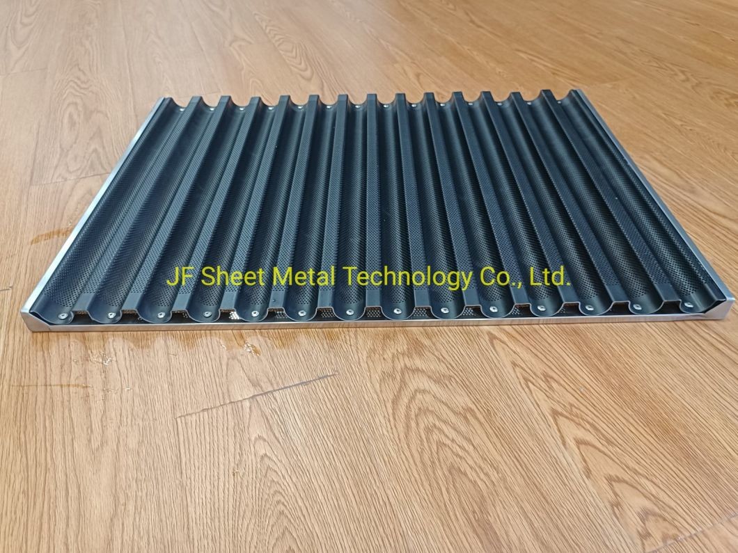 14 Moldes PARA Pan Frances Aluminum Baguette Baking Tray French Bread Tray